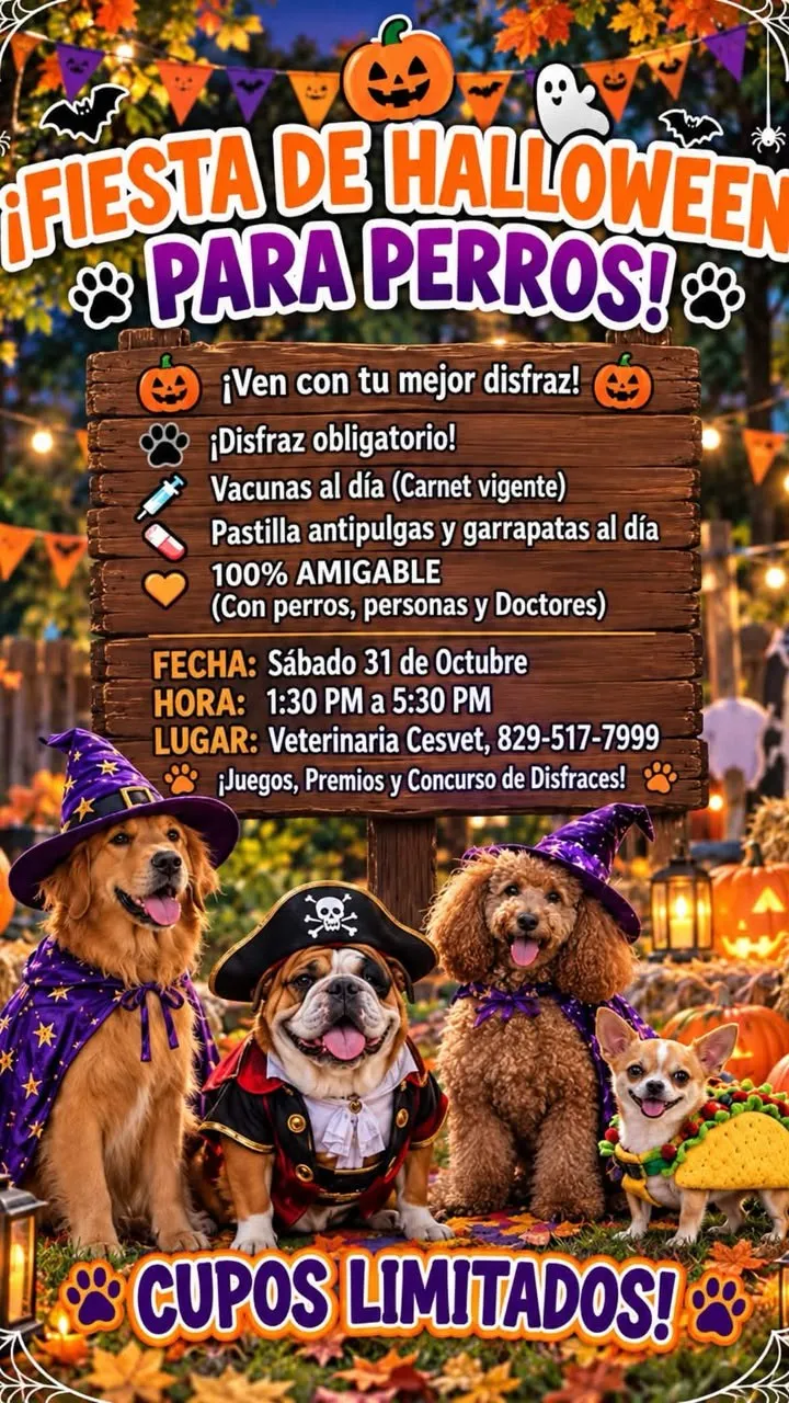 Fiesta de Halloween para Perros